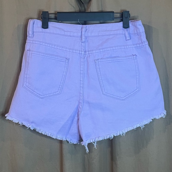 SHEIN Jean shorts. Purple, size 32. - Picture 3 of 5